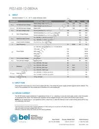 PES1600-12-080NA Datasheet Page 3