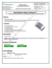 PESD0402-060 Datasheet Cover