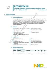 PESD16VX1UL Datasheet Page 2