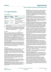 PESD18VF1BLYL Datasheet Page 9