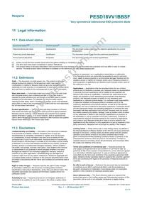 PESD18VV1BBSFYL Datasheet Page 9