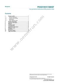 PESD18VV1BBSFYL Datasheet Page 11