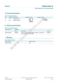 PESD1IVN27-AX Datasheet Page 2