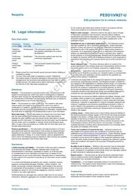 PESD1IVN27-UX Datasheet Page 11