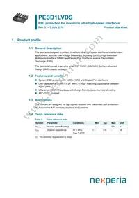 PESD1LVDS Datasheet Cover