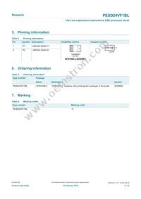 PESD24VF1BLYL Datasheet Page 2