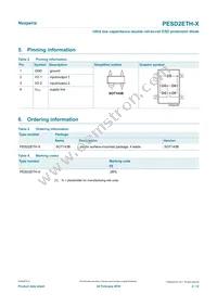 PESD2ETH-XR Datasheet Page 2