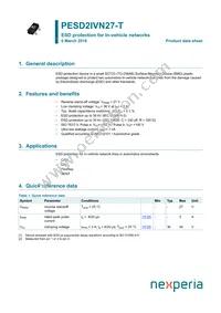 PESD2IVN27-TR Datasheet Cover