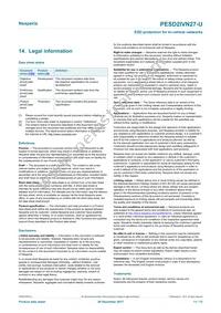 PESD2IVN27-UX Datasheet Page 11