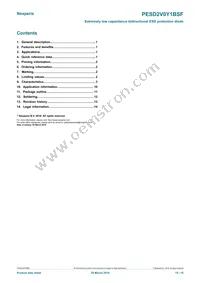 PESD2V0Y1BSFYL Datasheet Page 15