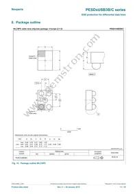 PESD3USB3B/CX Datasheet Page 11