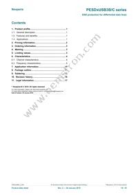 PESD3USB3B/CX Datasheet Page 18