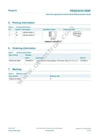 PESD3V3C1BSFYL Datasheet Page 2