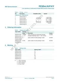 PESD3V3L5UV Datasheet Page 4