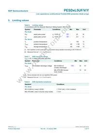 PESD3V3L5UV Datasheet Page 5