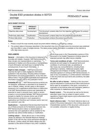 PESD3V3S2UT/ZLR Datasheet Page 13