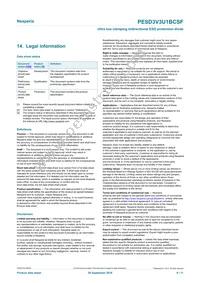 PESD3V3U1BCSFYL Datasheet Page 9