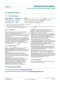 PESD3V3U1UB Datasheet Page 11