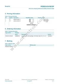 PESD3V3V1BCSFYL Datasheet Page 2