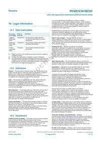 PESD3V3X1BCSFYL Datasheet Page 10