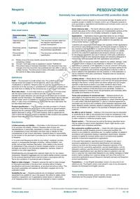 PESD3V3Z1BCSFYL Datasheet Page 15