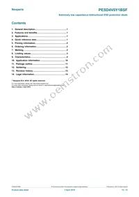 PESD4V0Y1BSFYL Datasheet Page 15