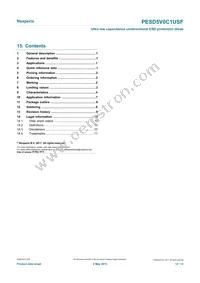 PESD5V0C1USF/KYL Datasheet Page 12