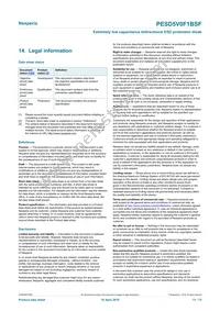 PESD5V0F1BSF Datasheet Page 11