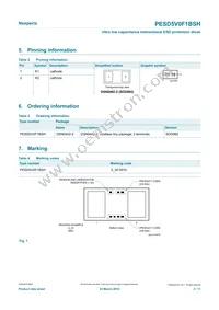 PESD5V0F1BSHYL Datasheet Page 2