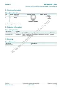 PESD5V0F1USF Datasheet Page 2