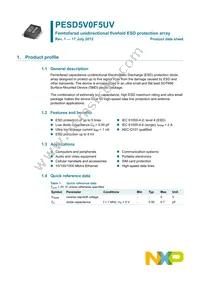 PESD5V0F5UV Datasheet Page 2