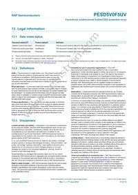 PESD5V0F5UV Datasheet Page 12