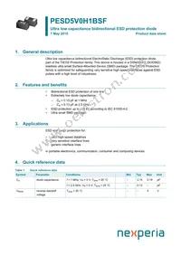 PESD5V0H1BSFYL Datasheet Cover