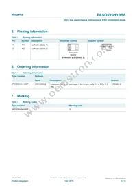 PESD5V0H1BSFYL Datasheet Page 2