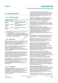 PESD5V0H1BSFYL Datasheet Page 11