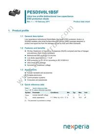 PESD5V0L1BSF Datasheet Cover