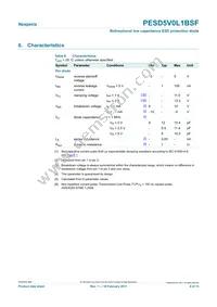 PESD5V0L1BSF Datasheet Page 4