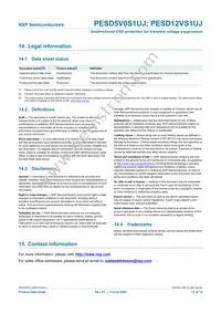 PESD5V0S1UJF Datasheet Page 14