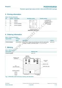 PESD5V0S2BQAZ Datasheet Page 2