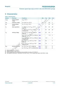 PESD5V0S2BQAZ Datasheet Page 4