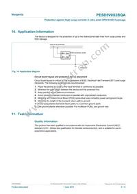 PESD5V0S2BQAZ Datasheet Page 8