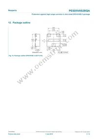 PESD5V0S2BQAZ Datasheet Page 9