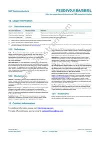 PESD5V0U1BAF Datasheet Page 11