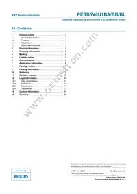 PESD5V0U1BAF Datasheet Page 12