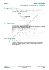 PESD5V0U2BMB Datasheet Page 6