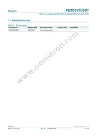 PESD5V0U2BT Datasheet Page 9