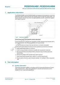 PESD5V0U4BF Datasheet Page 7