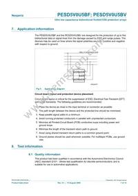 PESD5V0U5BF Datasheet Page 7