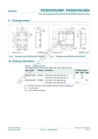 PESD5V0U5BF Datasheet Page 8