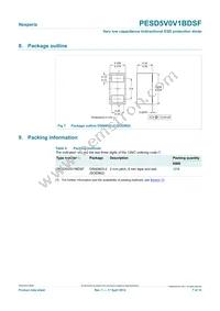 PESD5V0V1BDSF Datasheet Page 7